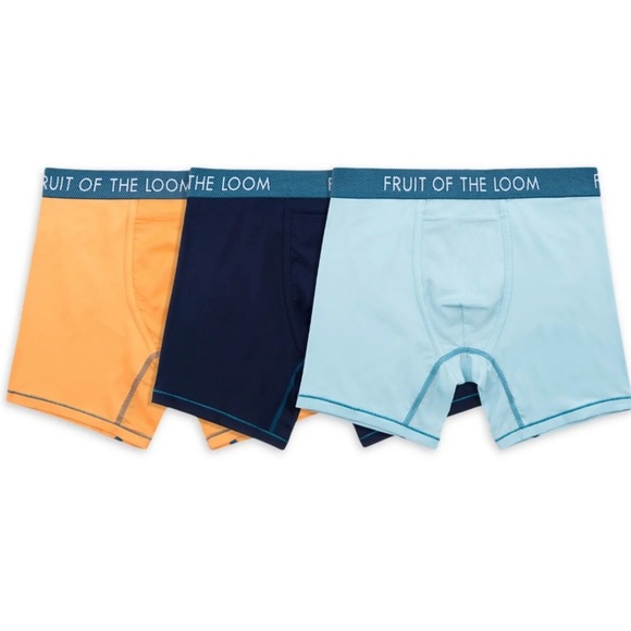 Fruit of the Loom Men's Getaway Collection Boxer Briefs, 3-Pack x 3 - Picture 5 of 7